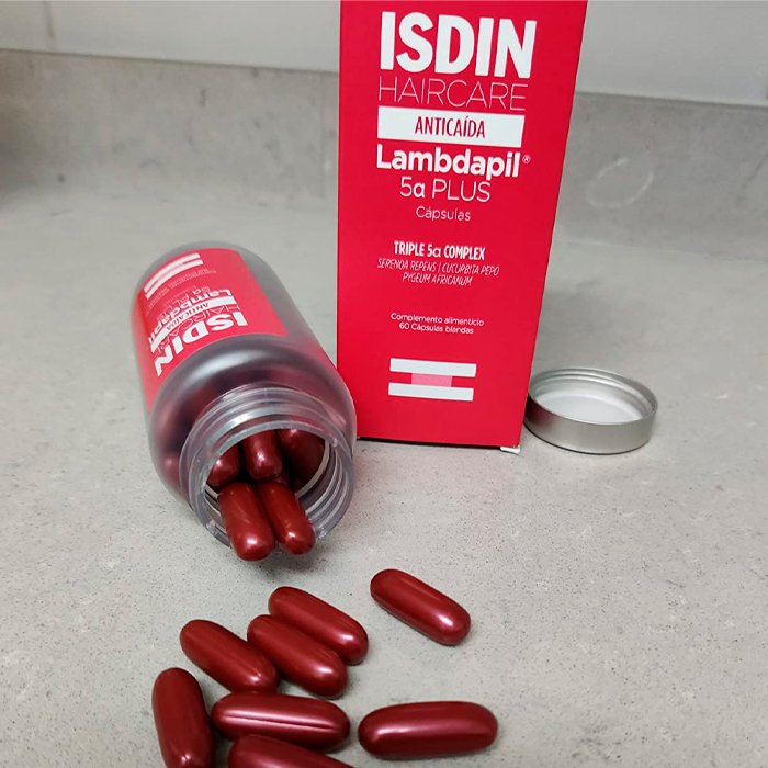 Isdin Cápsulas Anticaida Lambdapil 5 Alfa Plus 1
